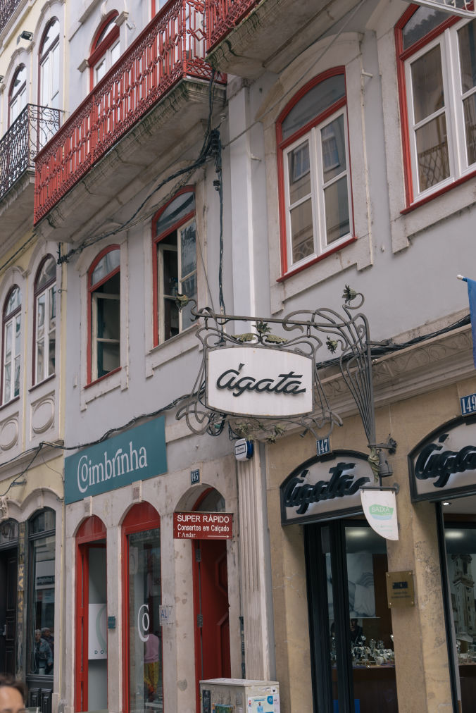 Coimbra street shot, central Portugal