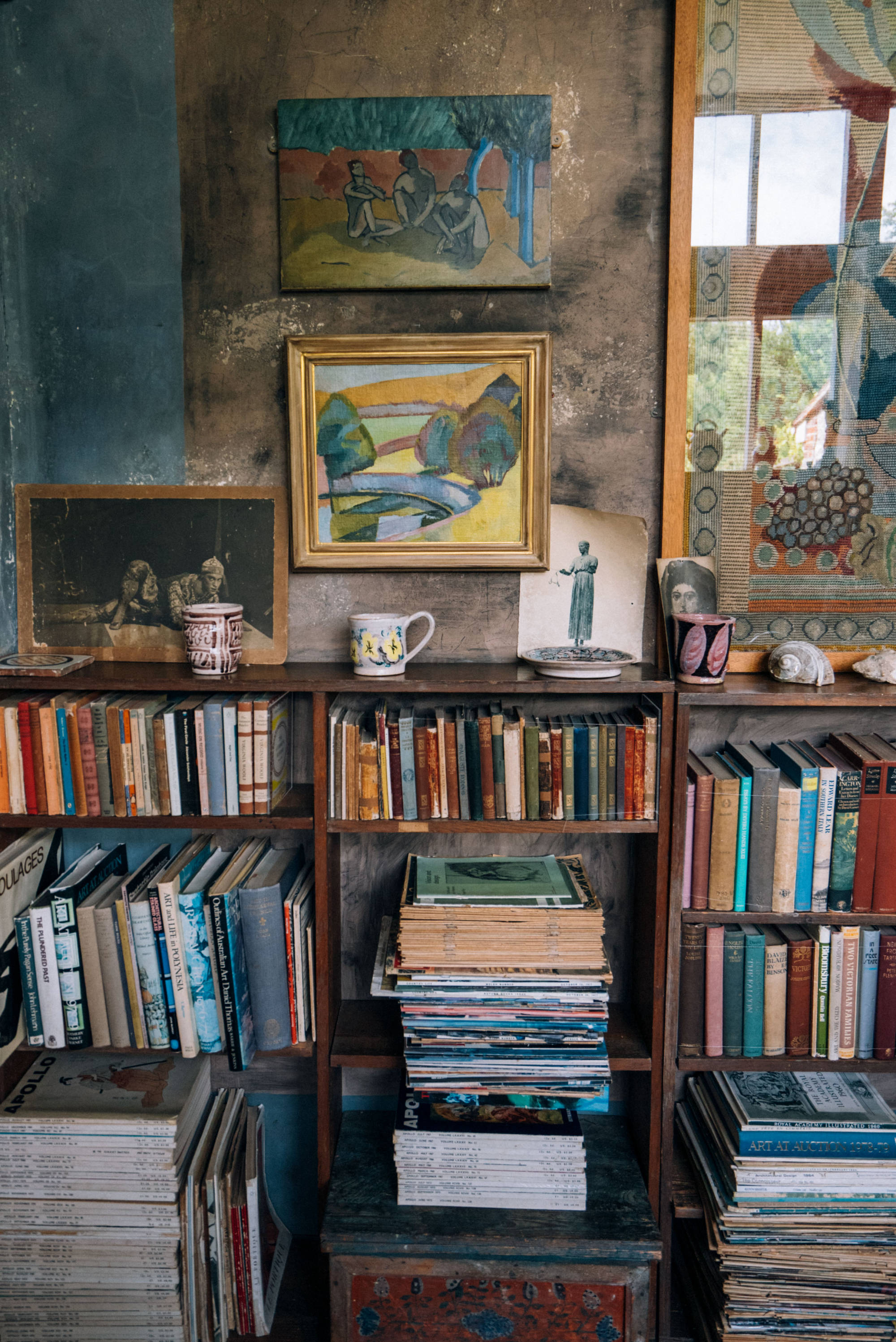 Painting at Charleston House