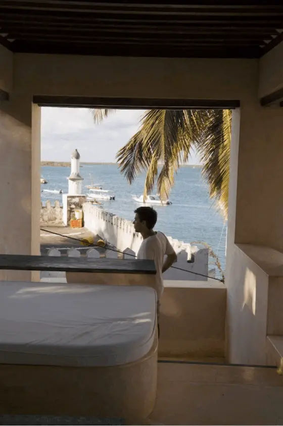 Eugene overlooking Shela village