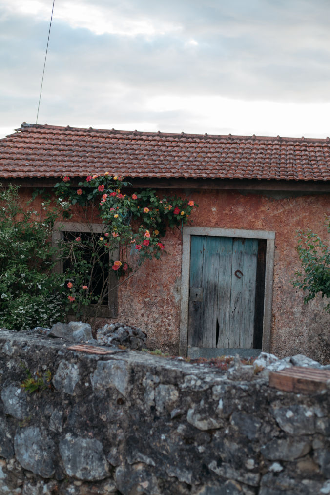 Rustic old house with weathered walls, Lisbon videographer location capture