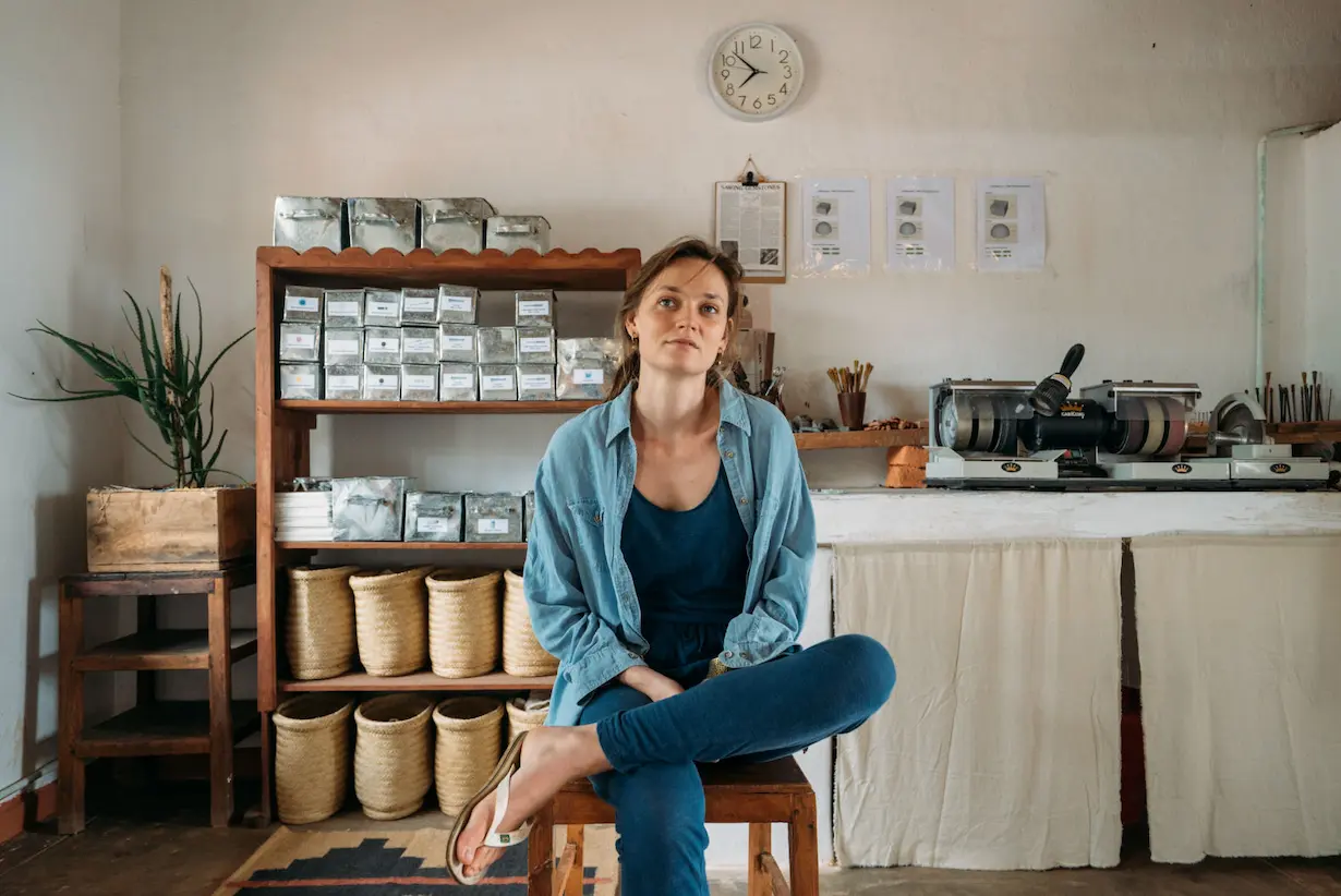 Katy filming video storytelling