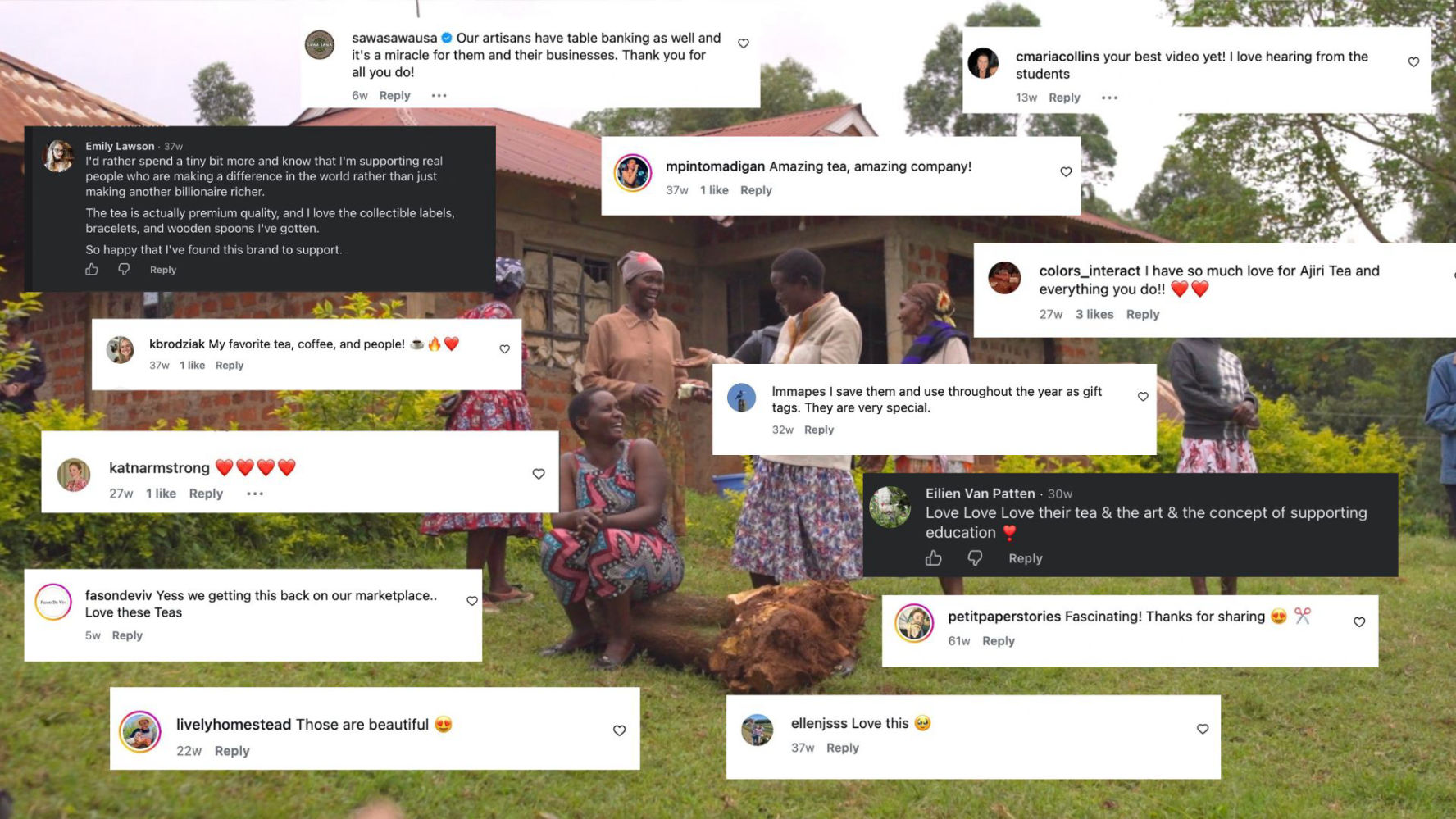 Instagram and facebook positive feedback from videos